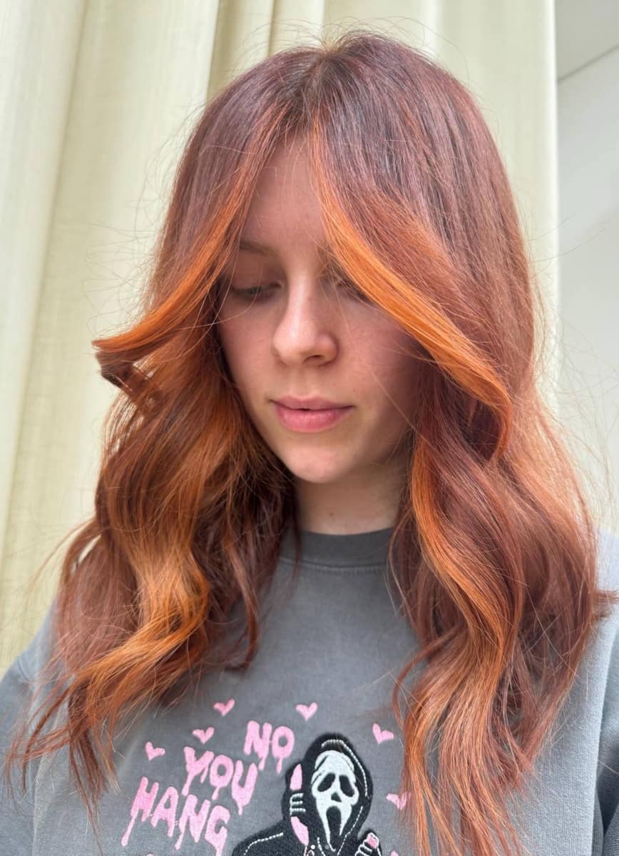 Hair styled at Therapy Hair Body Nails, Canterbury