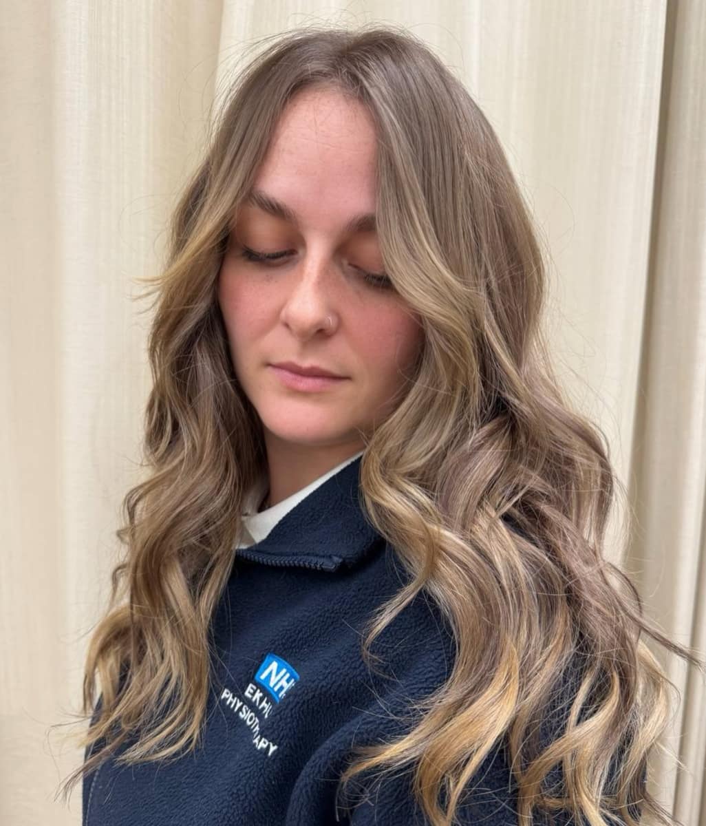 Hair styled at Therapy Hair Body Nails, Canterbury