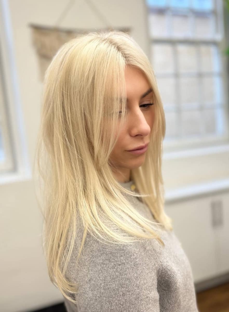 Hair styled at Therapy Hair Body Nails, Canterbury