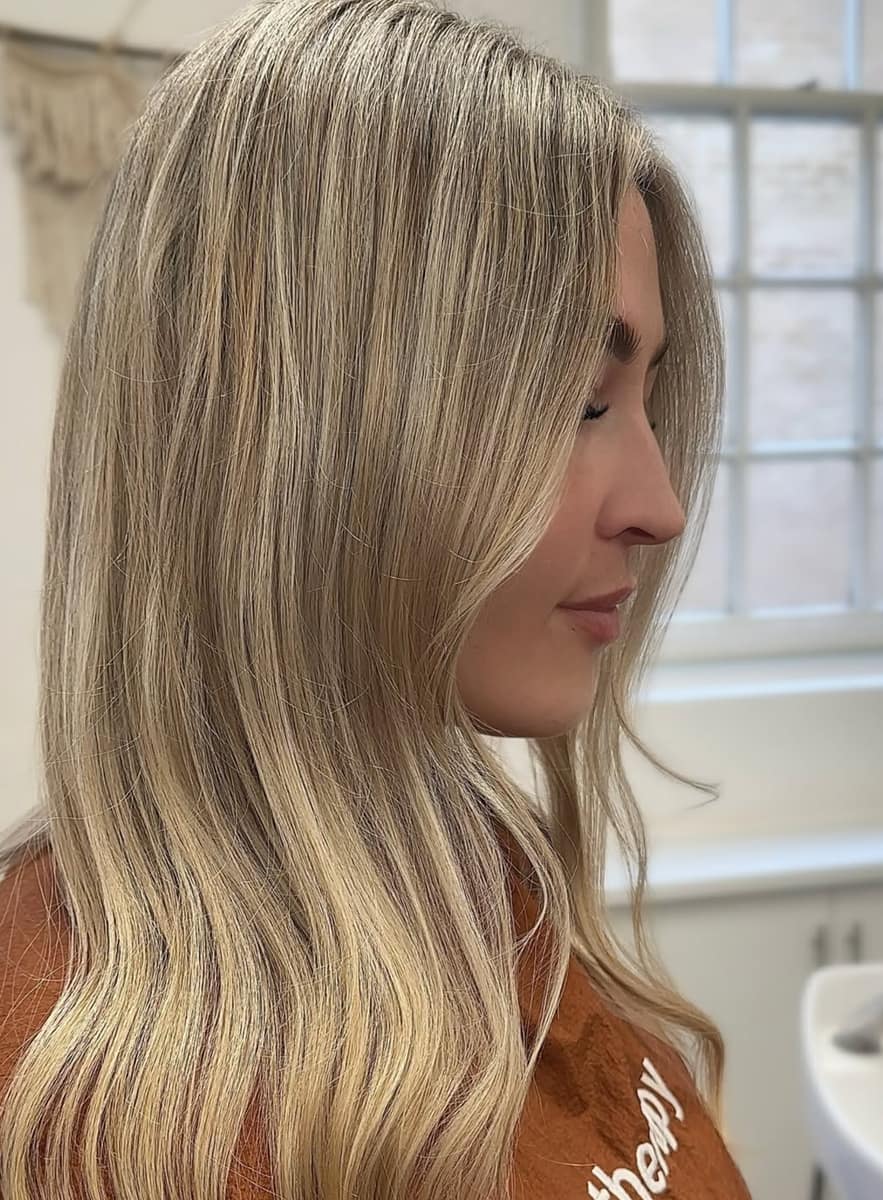 Hair styled at Therapy Hair Body Nails, Canterbury
